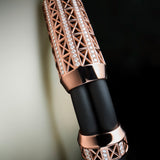 Double Bracelet Gladius, Red Gold, 87 Diamonds