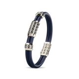 Double Bracelet Gladius, Platinum, 63 Diamonds