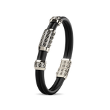 Double Bracelet Gladius, Platinum, 63 Diamonds