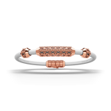 Single Bracelet Amphora, Red Gold