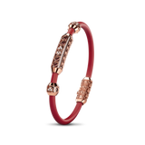 Single Bracelet Amphora, Red Gold, 70 Diamonds