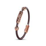 Single Bracelet Amphora, Red Gold, 70 Diamonds