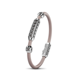Single Bracelet Amphora, White Gold, 58 Diamonds