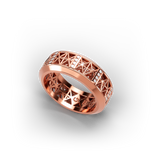 Ring Gladius, Red Gold, 36 Diamonds