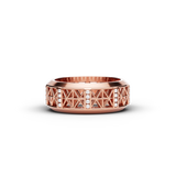 Ring Gladius, Red Gold, 36 Diamonds