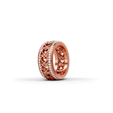 Ring Amphora, Red Gold, 100 Diamonds