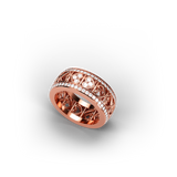 Ring Amphora, Red Gold, 106 Diamonds