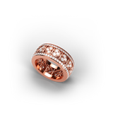 Ring Amphora, Red Gold, 142 Diamonds