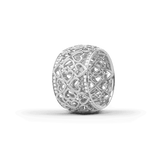 Ring Amphora, White Gold, 70 Diamonds