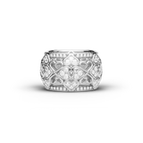 Ring Amphora, White Gold, 154 Diamonds