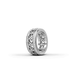 Ring Amphora, White Gold, 100 Diamonds