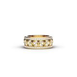 Ring Amphora, Yellow Gold, 142 Diamonds