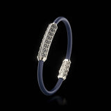 Single Bracelet Gladius, Platinum, 31 Diamonds