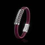 Double Bracelet Gladius, White Gold, 31 Diamonds