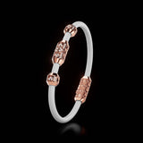 Single Bracelet Amphora, Red Gold, 46 Diamonds