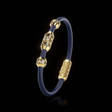 Single Bracelet Amphora, Yellow Gold, 40 Diamonds