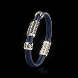 Double Bracelet Gladius, Platinum, 63 Diamonds
