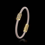 Single Bracelet Amphora, Yellow Gold, 28 Diamonds