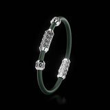 Single Bracelet Gladius, White Gold