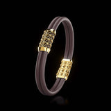 Double Bracelet Gladius, Yellow Gold