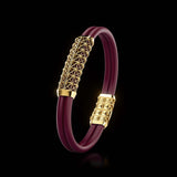 Double Bracelet Gladius, Yellow Gold