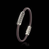 Single Bracelet Gladius, Platinum, 23 Diamonds
