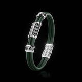 Double Bracelet Gladius, White Gold, 21 Diamonds