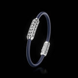 Single Bracelet Amphora, White Gold, 64 Diamonds