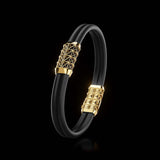Double Bracelet Gladius, Yellow Gold