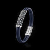 Double Bracelet Gladius, White Gold