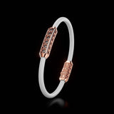 Single Bracelet Amphora, Red Gold, 46 Diamonds