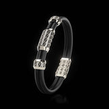 Double Bracelet Gladius, Platinum, 63 Diamonds