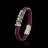 Double Bracelet Gladius, Platinum, 31 Diamonds