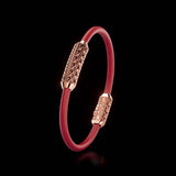 Single Bracelet Amphora, Red Gold