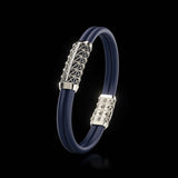 Double Bracelet Gladius, Platinum, 23 Diamonds