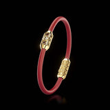 Single Bracelet Amphora, Yellow Gold, 22 Diamonds