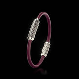 Single Bracelet Gladius, Platinum, 23 Diamonds