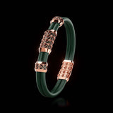 Double Bracelet Gladius, Red Gold