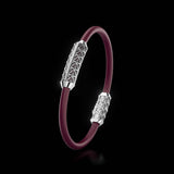 Single Bracelet Gladius, White Gold, 23 Diamonds
