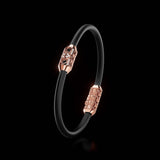 Single Bracelet Amphora, Red Gold, 22 Diamonds