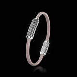 Single Bracelet Amphora, White Gold