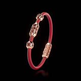 Single Bracelet Amphora, Red Gold, 28 Diamonds