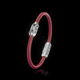 Single Bracelet Amphora, White Gold, 22 Diamonds