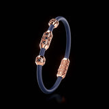Single Bracelet Amphora, Red Gold, 28 Diamonds