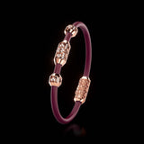 Single Bracelet Amphora, Red Gold, 46 Diamonds