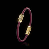 Single Bracelet Amphora, Yellow Gold, 28 Diamonds