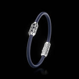 Single Bracelet Amphora, White Gold, 16 Diamonds