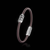 Single Bracelet Amphora, White Gold, 16 Diamonds