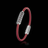 Single Bracelet Amphora, White Gold