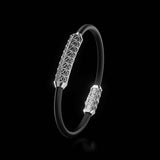 Single Bracelet Gladius, White Gold